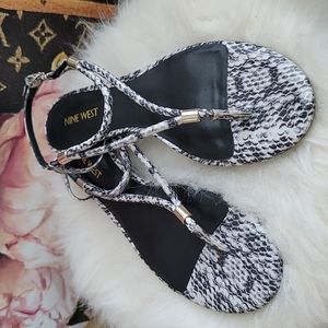 Brand New Nine West Snakeskin Sandals